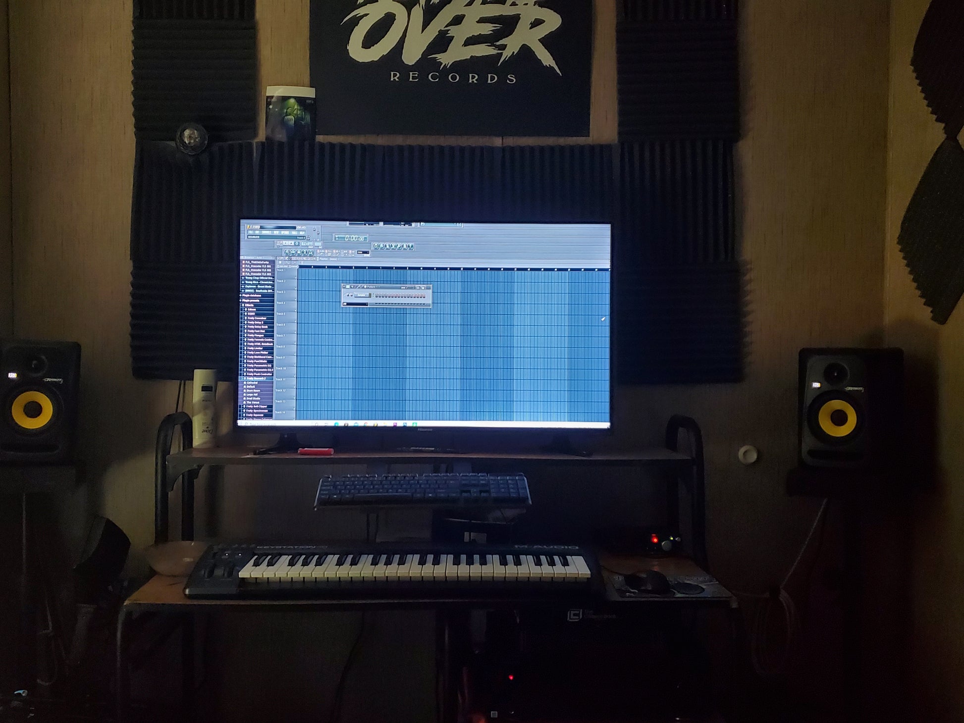 Playtime Studios recording session in a music studio
