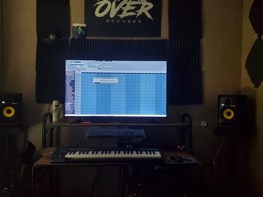 Playtime Studios recording session in a music studio